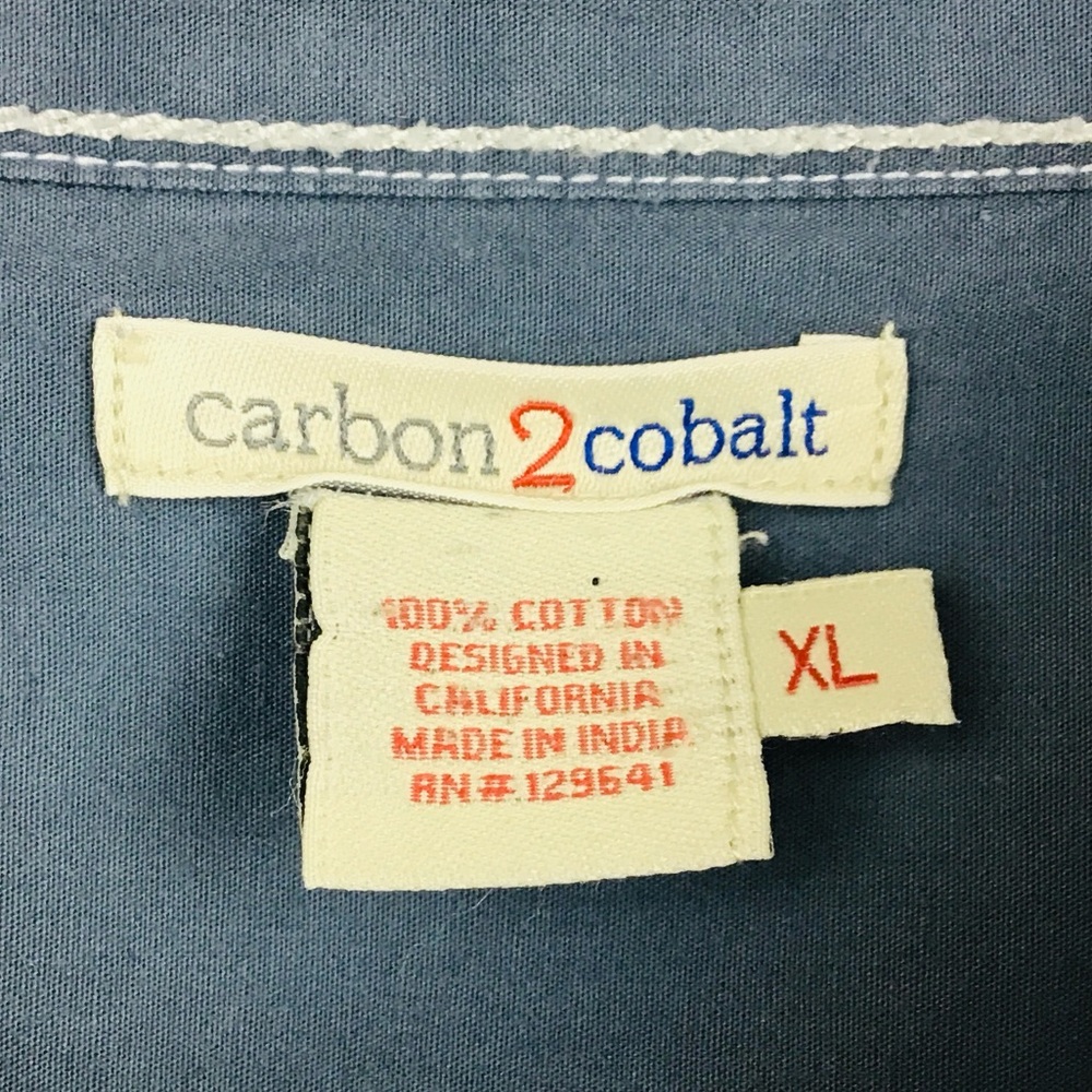 Carbon2Cobalt men’s long sleeve button up shirt XL - Picture 3 of 10